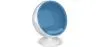 Poltrona design sfera - Rivestita in tessuto - Batton image 9