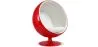 Poltrona di Design a Forma di Palla - Rivestita in similpelle - Baller image 9