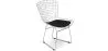Sedia da pranzo in acciaio - Design a griglia - Lived image 9