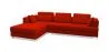 Chaise longue con 3 posti - Rivestimento in tessuto - Boretti image 9