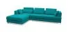 Chaise longue con 3 posti - Rivestimento in tessuto - Boretti image 9