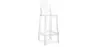 Sgabello da bar con schienale - Design trasparente - 75 cm - Victoria Queen image 9
