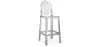 Sgabello da bar con schienale - Design trasparente - 65cm - Victoria Queen image 9