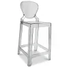 Sgabello da bar con schienale - Design trasparente - 65cm - Victoria Queen image 9