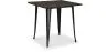 Tavolo da pranzo quadrato - Stile Industriale - Legno e metallo - Stylix image 9