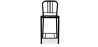 Sgabello da bar di design con schienale - 60cm - Jadon image 9