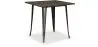 Tavolo da pranzo quadrato - Stile Industriale - Legno e metallo - Stylix image 9