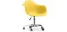 Sedia da ufficio con braccioli - Sedia da scrivania con rotelle - Weston image 9