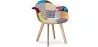Sedia da pranzo con braccioli - Rivestimento Patchwork - Pixi image 9