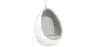  Sedia Sospesa a Uovo di Design - Rivestita in Tessuto - Eny image 9