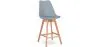 Sgabello in stile scandinavo - Gambe in legno - Denisse image 9