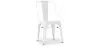Sedia da pranzo in acciaio - Design industriale - Nuova edizione - Stylix image 9