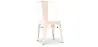 Sedia da pranzo in acciaio - Design industriale - Nuova edizione - Stylix image 9