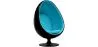 Poltrona di Design a Forma di Uovo - Rivestita in similpelle - Eny image 9