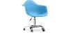 Sedia da ufficio con braccioli - Sedia da scrivania con rotelle - Weston image 9