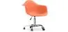 Sedia da ufficio con braccioli - Sedia da scrivania con rotelle - Weston image 9