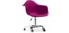 Sedia da ufficio con braccioli - Sedia da scrivania con rotelle - Weston image 9