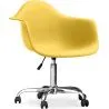 Sedia da ufficio con braccioli - Sedia da scrivania con rotelle - Weston image 9
