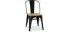 Sedia da pranzo - Design industriale - Legno e acciaio - Stylix image 9