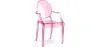 Sedia da pranzo trasparente - Design con braccioli - Louis XIV image 9