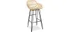 Sgabello da bar in rattan con braccioli - Stile Boho Bali - 75cm - Many image 9