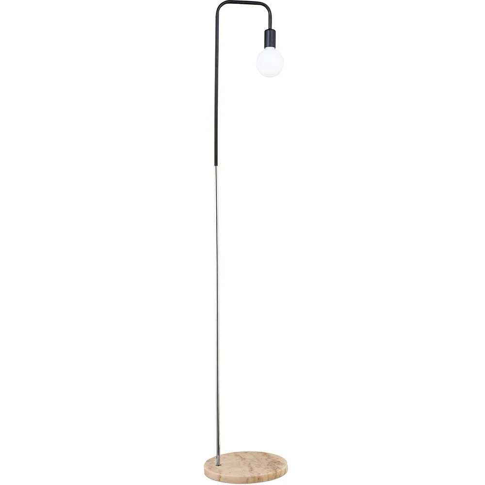 Lampada da Terra con Base in Marmo - Lampada da Salotto - Carlo image 8