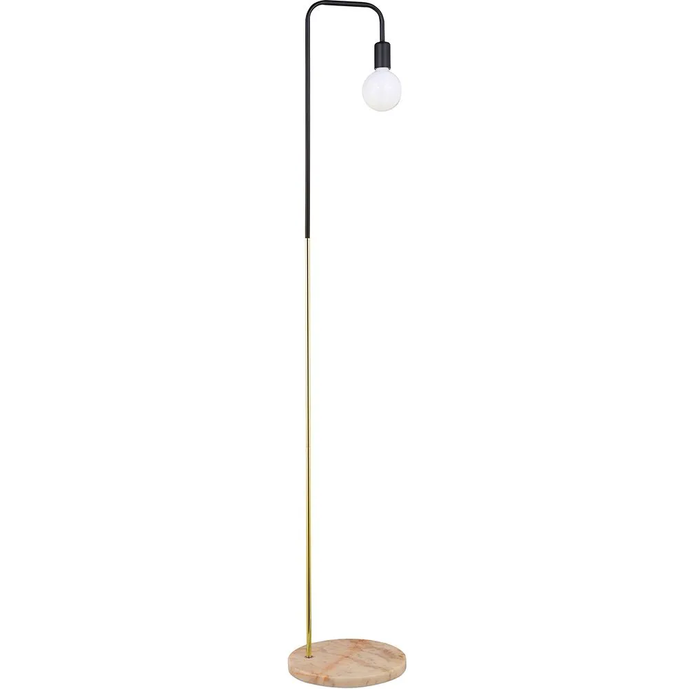 Lampada da Terra con Base in Marmo - Lampada da Salotto - Carlo image 8