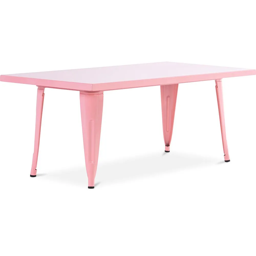 Tavolo rettangolare per bambini - Stile Industriale - 120cm - Stylix image 8