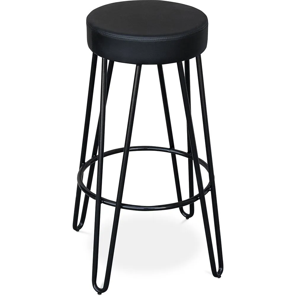 Sgabello rotondo - Design industriale - 80 cm - Elan image 8