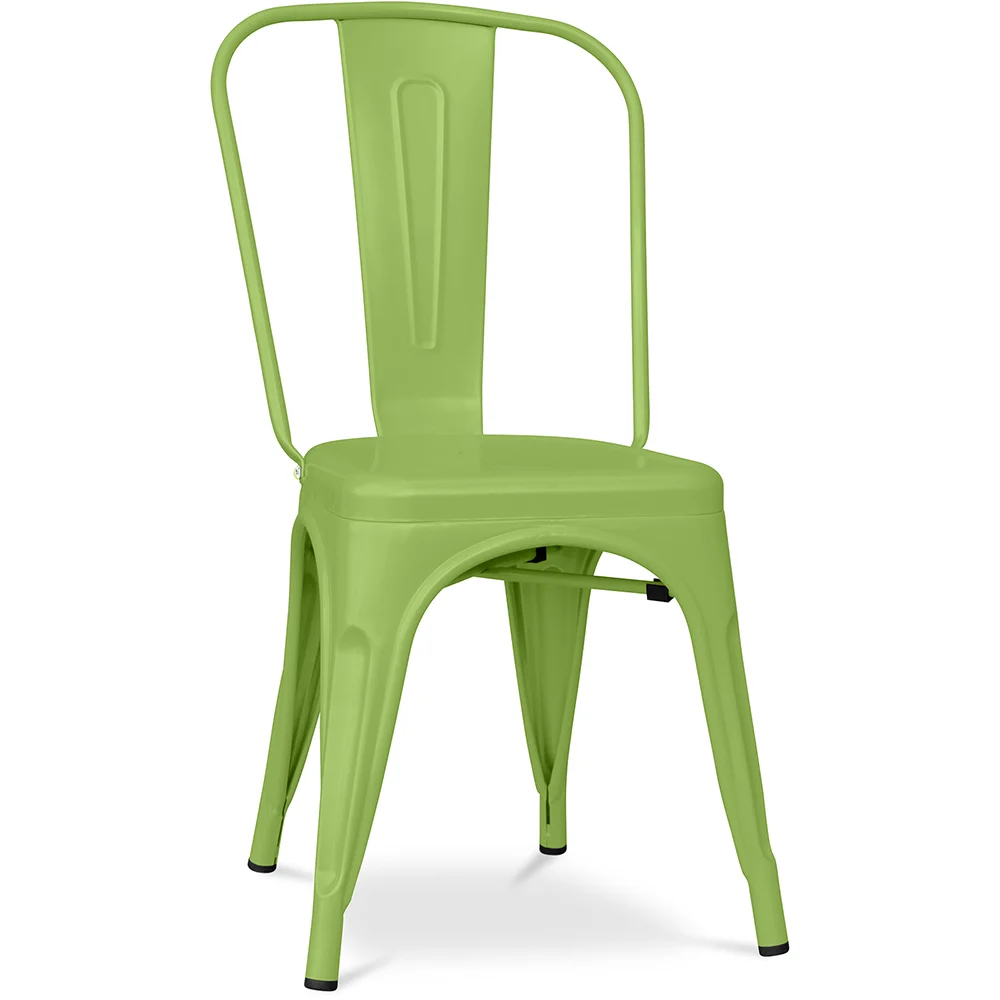 Sedia da pranzo in acciaio - Design industriale - Stylix image 8