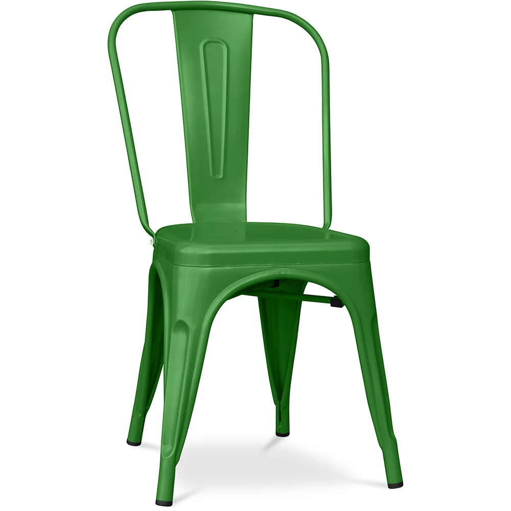 Sedia da pranzo in acciaio - Design industriale - Stylix image 8