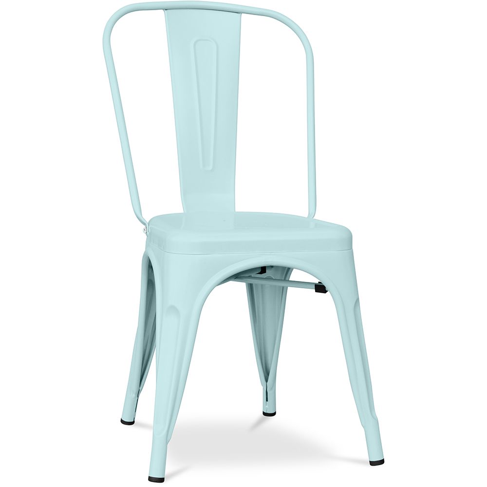 Sedia da pranzo in acciaio - Design industriale - Stylix image 8