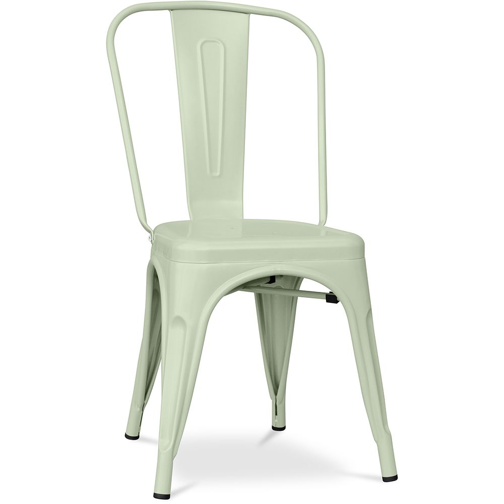Sedia da pranzo in acciaio - Design industriale - Stylix image 8