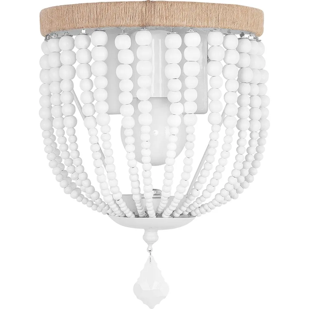 Lampada da Parete - Stile Boho - Sfere in Legno - Kanda image 8