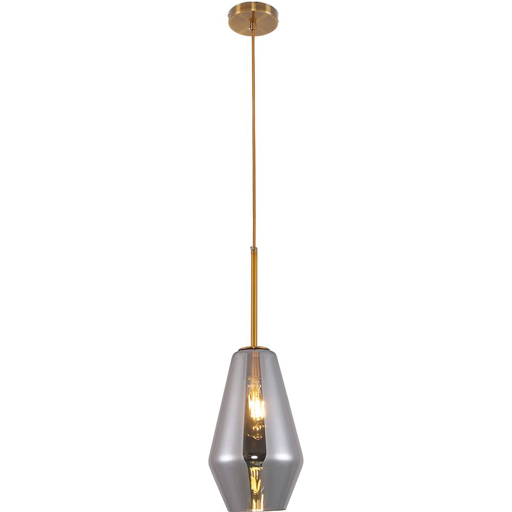 Lampada a soffitto in cristallo - Lampada a sospensione dal design vintage - Alua image 8