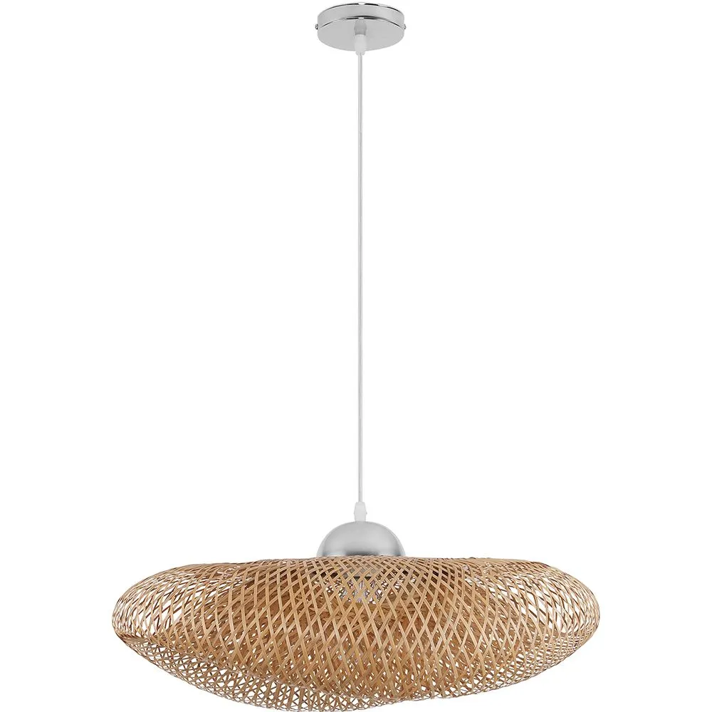 Lampada da soffitto in bambù - Lampada a sospensione stile Boho Bali - Sam image 8