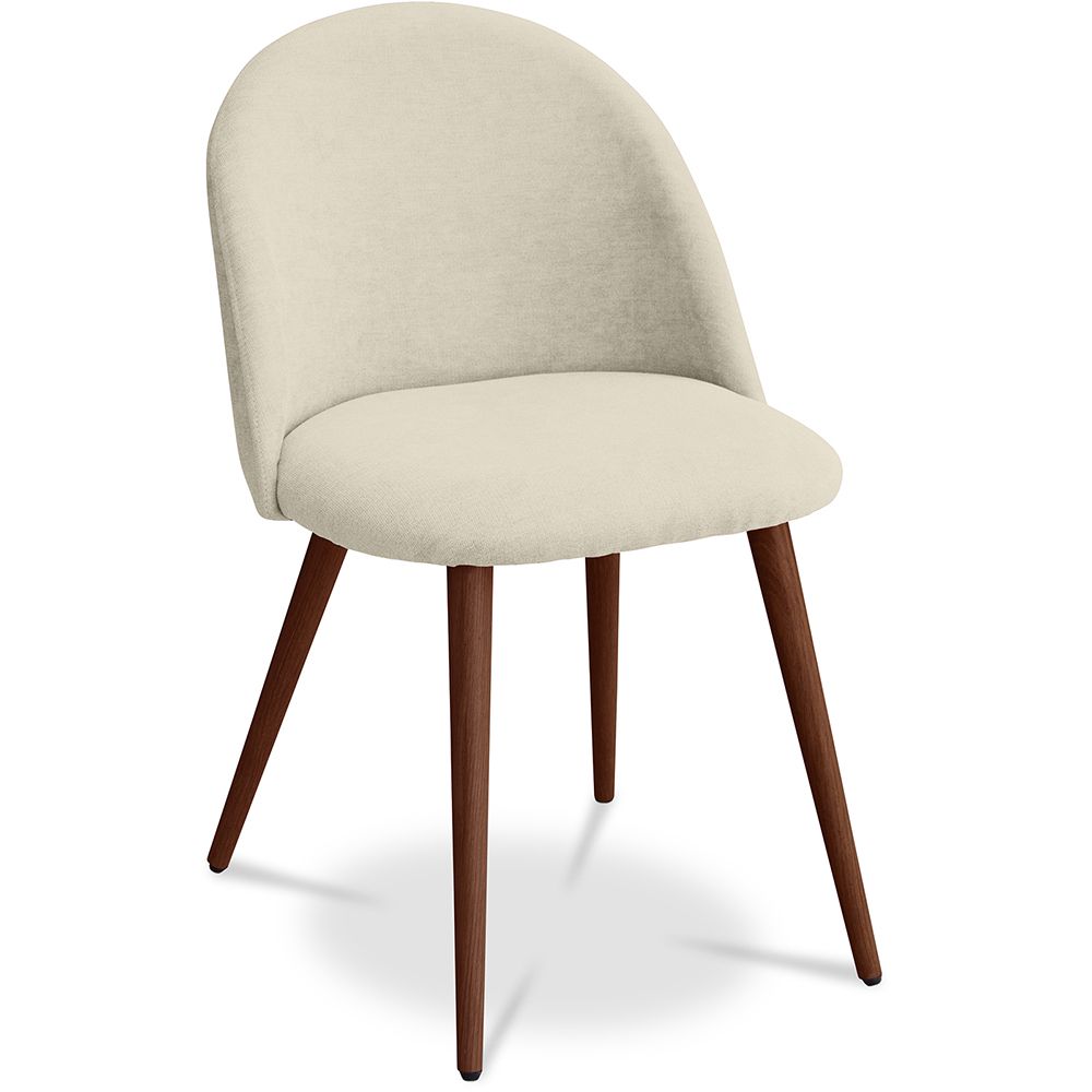 Sedia da pranzo - Rivestita in tessuto - Stile scandinavo - Evelyne image 8