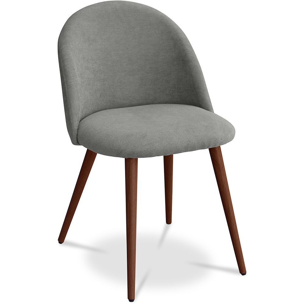 Sedia da pranzo - Rivestita in tessuto - Stile scandinavo - Evelyne image 8
