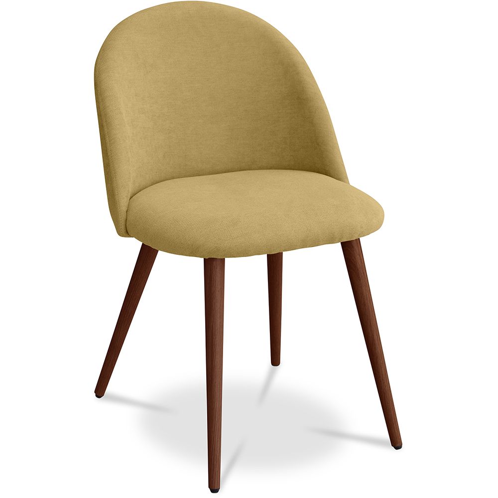 Sedia da pranzo - Rivestita in tessuto - Stile scandinavo - Evelyne image 8