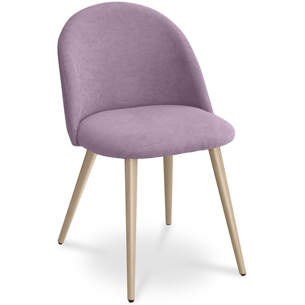 Sedia da pranzo - Rivestita in tessuto - Stile scandinavo - Evelyne image 8