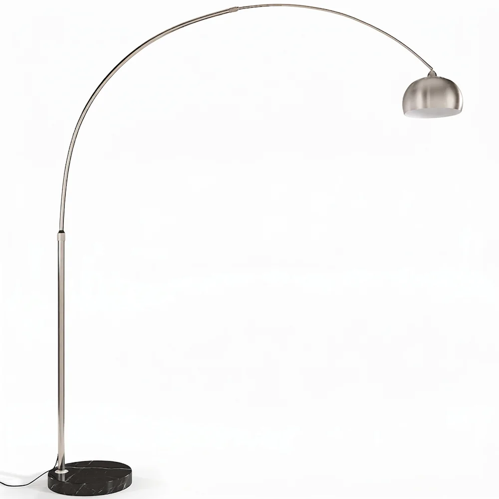 Lampada da Terra con Base in Marmo - Lampada da Salotto - Bouw image 8