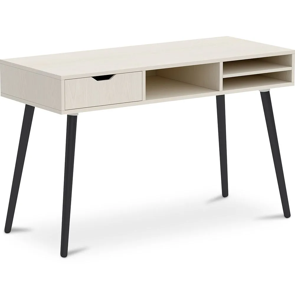 Scrivania in Legno con Cassetto - Stile Scandinavo - Beckett image 8