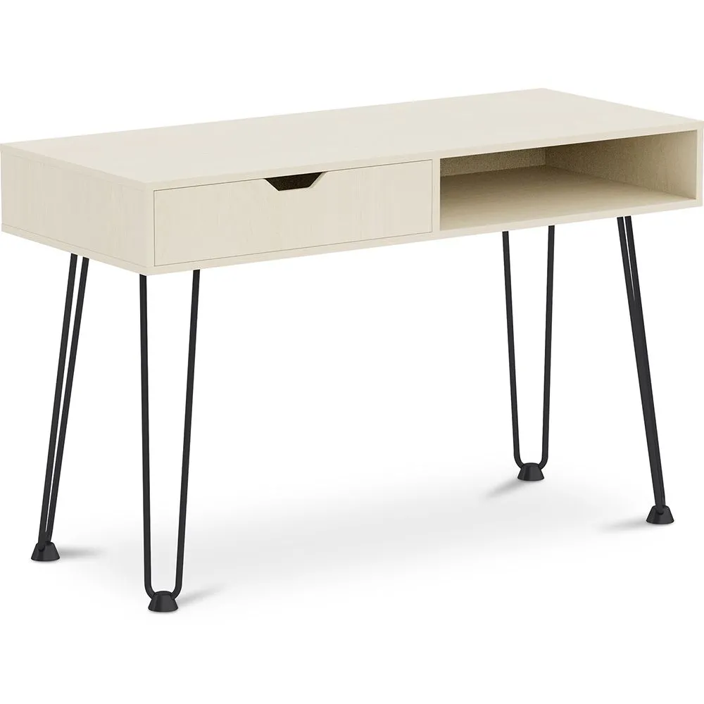 Scrivania in Legno con Cassetto - Stile Scandinavo - Andor  image 8