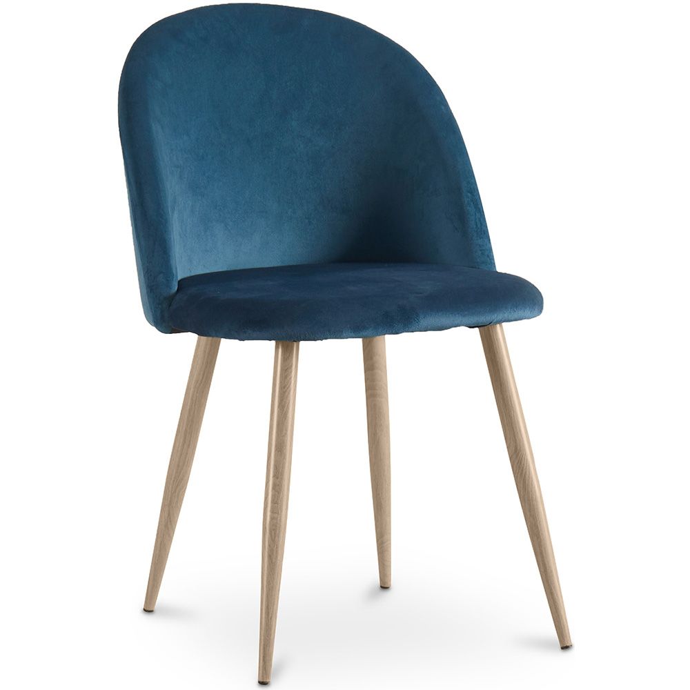 Sedia da pranzo - imbottita in velluto - Stile scandinavo - Evelyne image 8