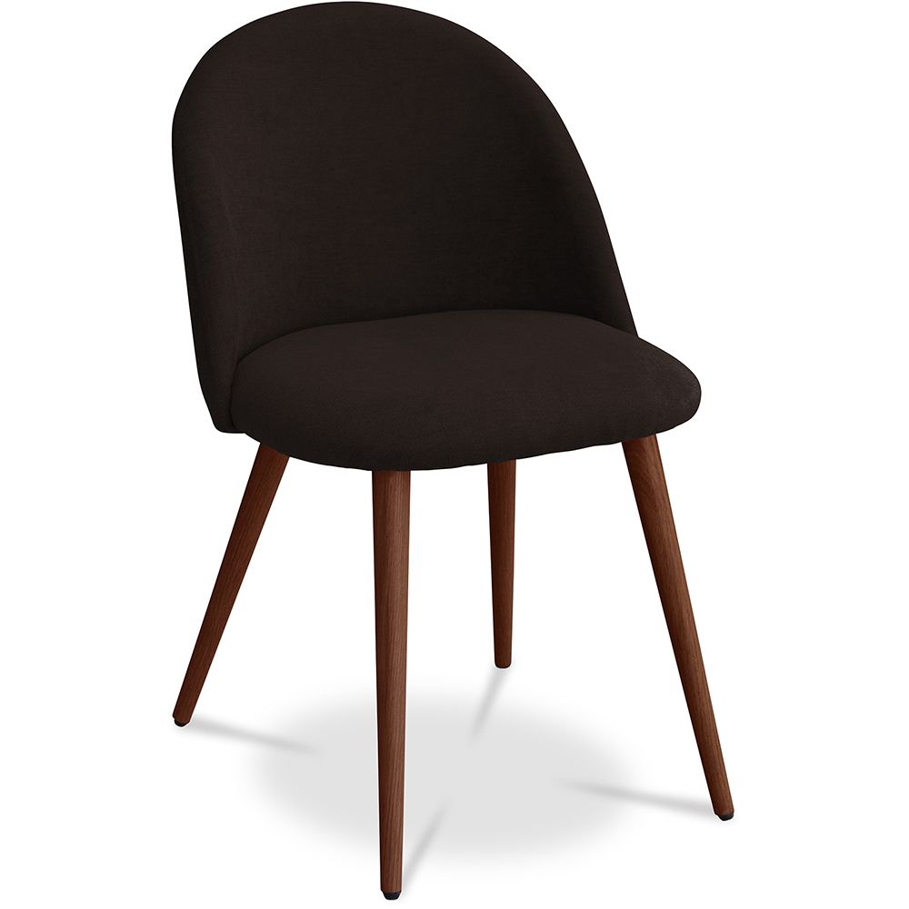 Sedia da pranzo - Rivestita in tessuto - Stile scandinavo - Evelyne image 8