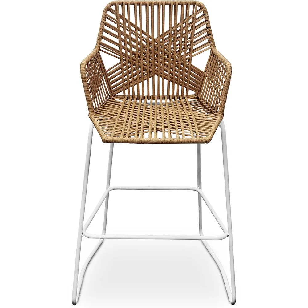Sgabello in rattan Boho Bali Design - 75 cm - Tale image 8