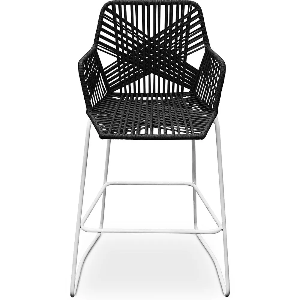 Sgabello in rattan Boho Bali Design - 75 cm - Tale image 8