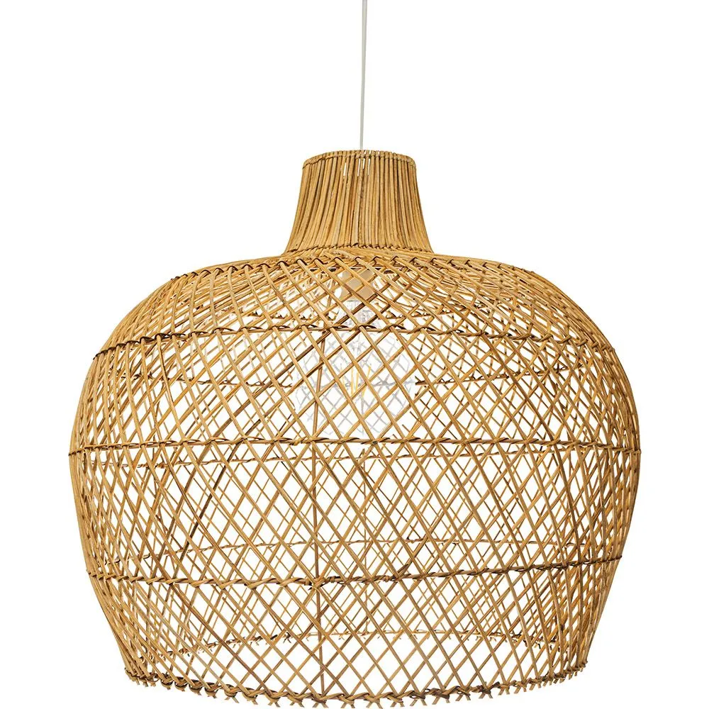 Lampada a Soffitto in Rattan - Lampada a Sospensione stile Boho Bali - Mai image 8