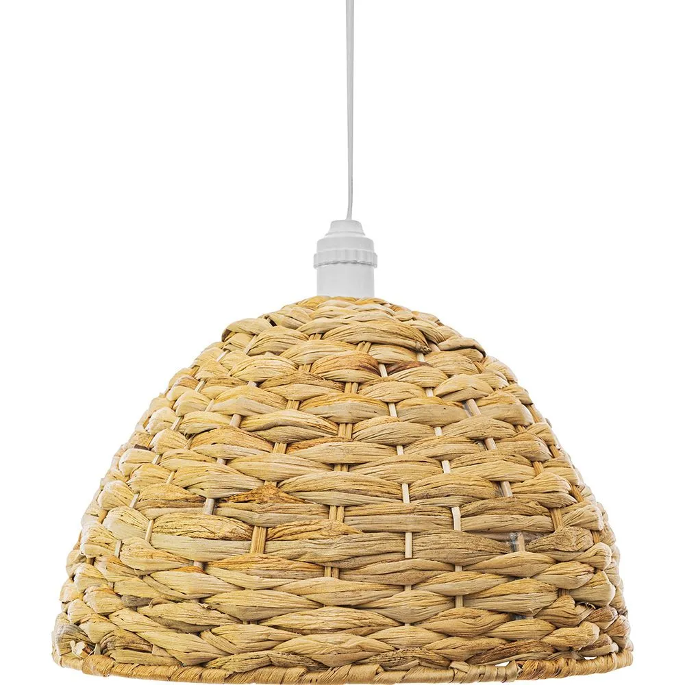 Lampada a soffitto in erba marina - Lampada a sospensione stile Boho Bali - Ngu image 8