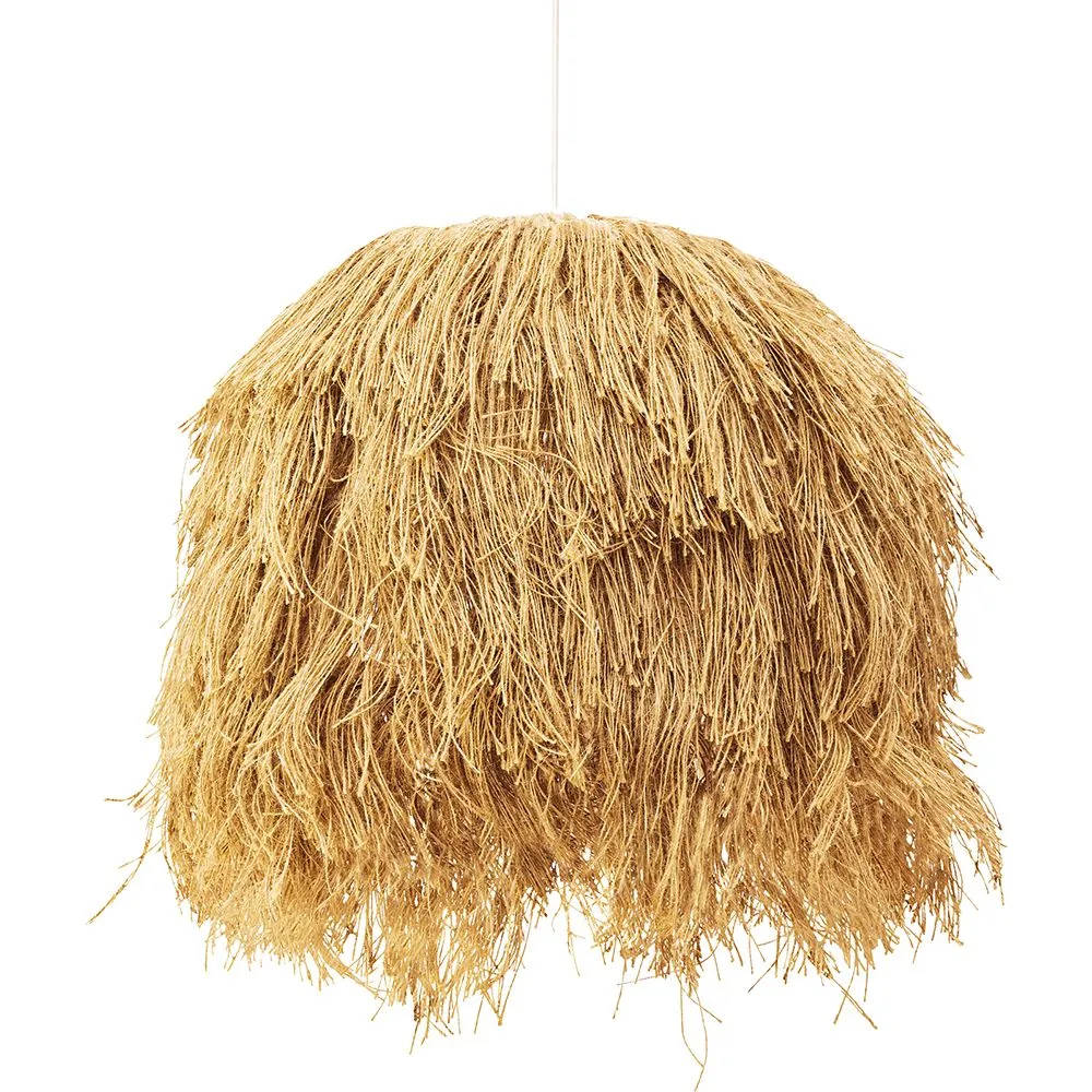 Lampada da soffitto in iuta - Lampada a sospensione di stile Boho Bali - Lien image 8